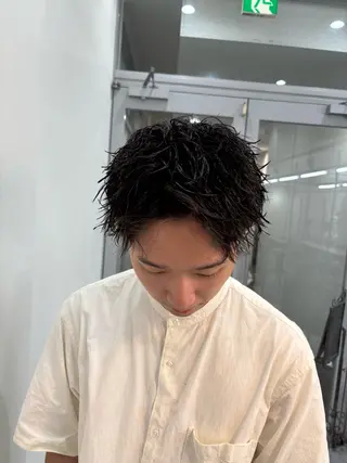 パーマ メンズ メンズスタイリスト✨ 助川龍哉のヘアスタイル