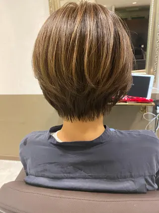 ショート カラー 坂井田 浩樹のヘアスタイル