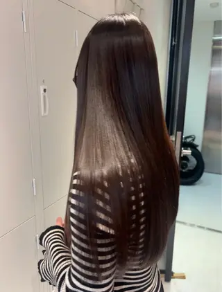 ロング 今話題の艶髪矯正 美艶カラー/FUKAのヘアスタイル