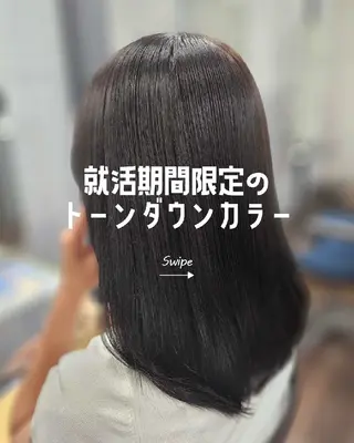 セミロング カラー terra✂️川嶋 大輔のヘアスタイル