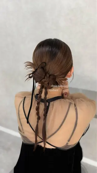 セミロング Haruka /うる艶透明感カラーのヘアスタイル