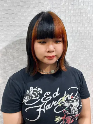 ミディアム カラー 柔らか垢抜けｶﾗｰと ｶｯﾄ🫧ASUKAのヘアスタイル