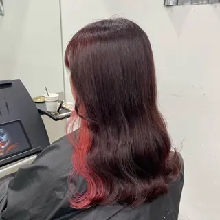 ロング カラー Runa/大人 かわいいハイトーンのヘアスタイル