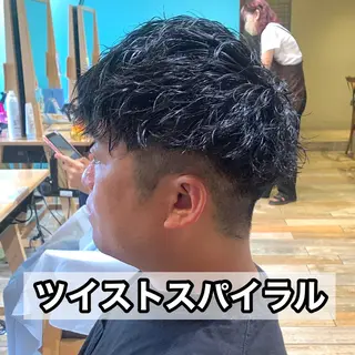 ショート パーマ メンズ メンズパーマ&メンズ 縮毛矯正/平野/渋谷のヘアスタイル