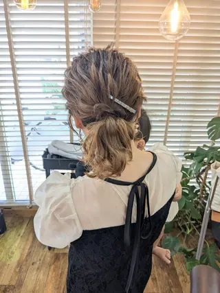 ミディアム ヘアアレンジ miku ヘアセット/着付けのヘアスタイル