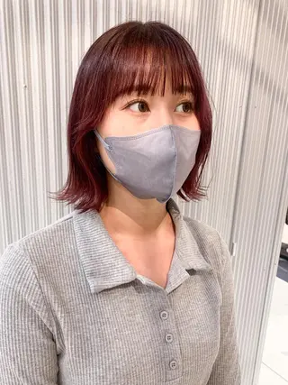 ショート カラー ヘアアレンジ yuka .のヘアスタイル