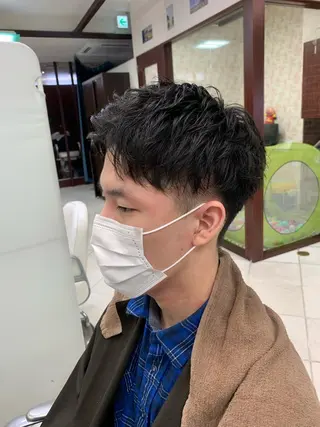 メンズ ダメージレス縮毛矯正 メンズも歓迎 細谷のヘアスタイル