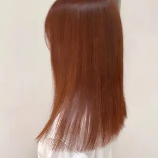 セミロング カラー ボブパーマ 🌷ヨシカワハナコのヘアスタイル