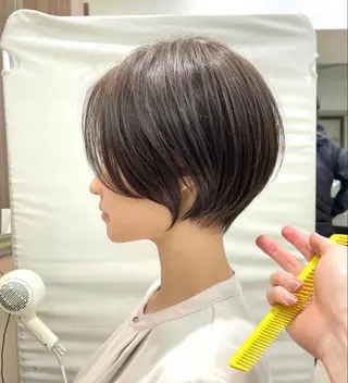 ショート 赤み消しカラー/ ナチュラル/トモキのヘアスタイル