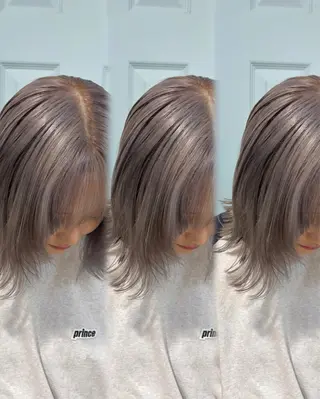 ミディアム 『大西　陸』 透明感color🔆のヘアスタイル