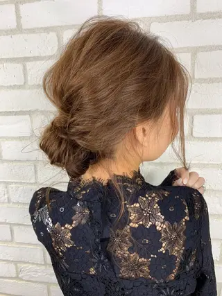 ミディアム ヘアアレンジ 小島 侑衣のヘアスタイル