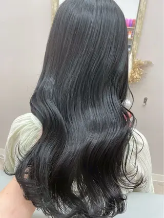 ロング カラー luna ayane ／透明感カラーのヘアスタイル