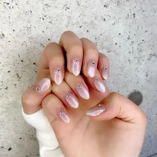 ミディアム カラー パーマ ヘアアレンジ メンズ キッズ ネイル マツエク・マツパ Salon Ｋのネイルデザイン