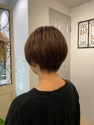 ショート 坪森 野々香のヘアスタイル