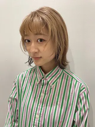 ショート カラー 狩野 羅夢のヘアスタイル