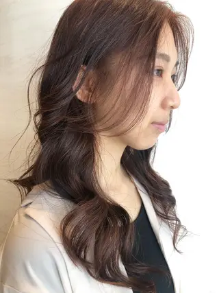 ロング カラー 似合わせカット unix 藤田 学のヘアスタイル