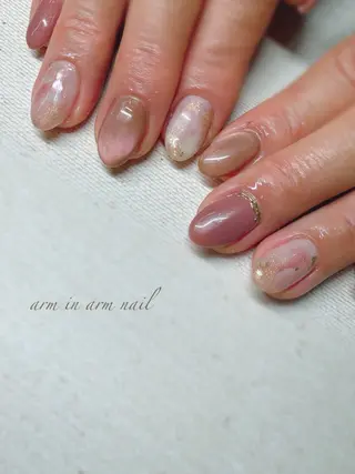 ネイル arm in arm ︎✿Yamamotoのマツエク・マツパデザイン