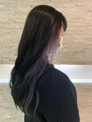 ロング カラー ✄折橋 彩花🐶🍑のヘアスタイル