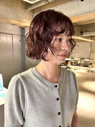 パーマ 中村 衣里のヘアスタイル
