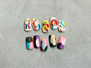 ネイル Sun Brown サンブラウンのマツエク・マツパデザイン