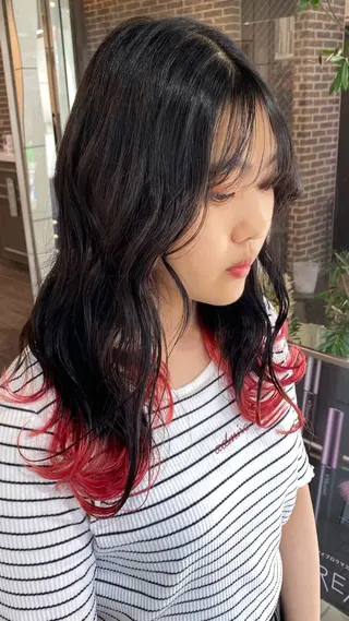 ロング カラー メンズ designcolo r/似合わせNOKAのヘアスタイル