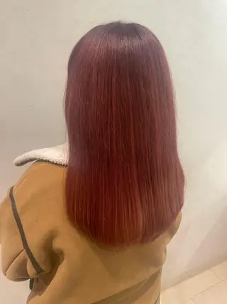 セミロング カラー あ あのヘアスタイル
