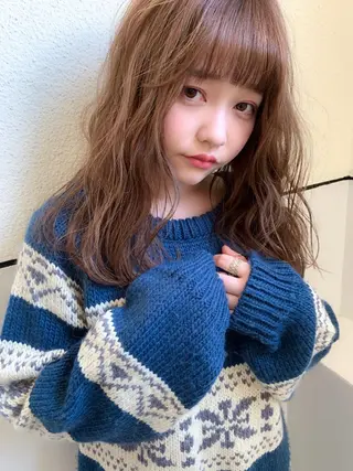 ロング カラー 古賀 侑磨のヘアスタイル
