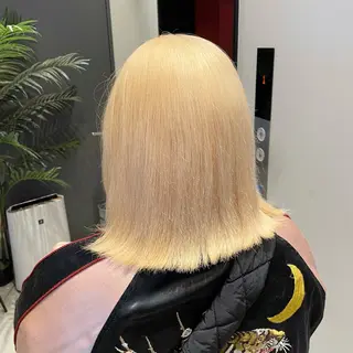 セミロング カラー 🤍haruna 🤍SUIのヘアスタイル