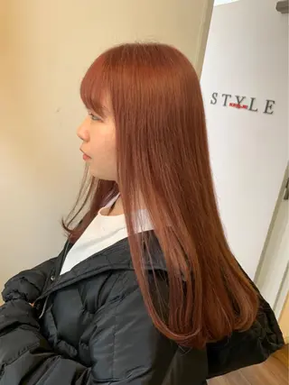 ロング カラー 羽エクステ🩷 🤍まき🤍のマツエク・マツパデザイン