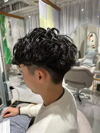 パーマ メンズ 💎メンズパーマ特化 🥇メンズのプロのヘアスタイル