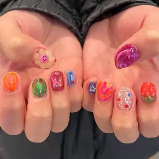 ネイル こゆび /中崎町ネイル🌟のネイルデザイン