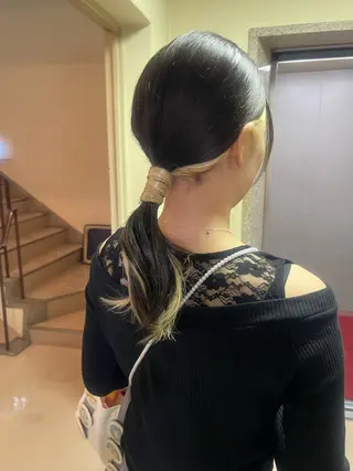 ロング カラー ヘアアレンジ Topstylist YUKIのヘアスタイル