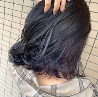 セミロング カラー ヘアアレンジ 透明感×韓流ハイ トーン🫧RYUTAのヘアスタイル