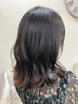 ミディアム 似合わせ×透明感 カラー🤍MAOのヘアスタイル