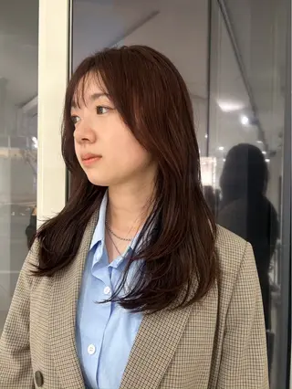 カラー ベージュ/ブラウン/ aya🦙🩰🌿のヘアスタイル