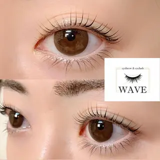 マツエク・マツパ brow&lash WAVEのマツエク・マツパデザイン