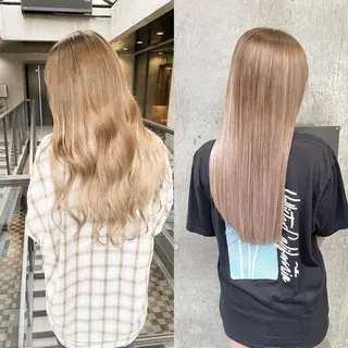 ロング カラー ヘアアレンジ TATSUYA アートディレクターのヘアスタイル