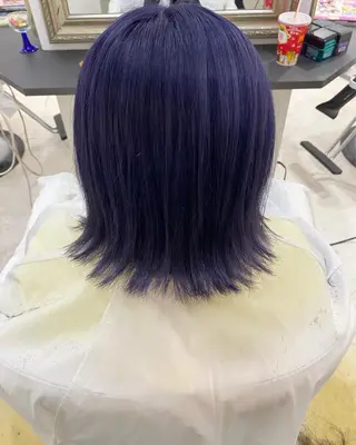 ミディアム カラー 羽澤 亨威【髪質改善】のヘアスタイル