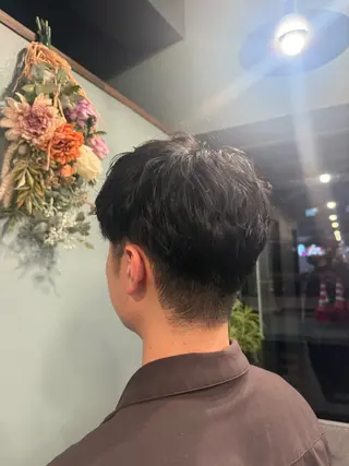 ショート パーマ 草野 奈扇のヘアスタイル