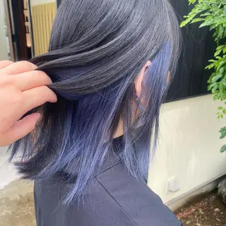 カラー アオトソラ いしざかのヘアスタイル