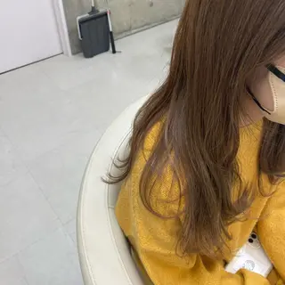 ロング カラー 坂本 沙也加のヘアスタイル