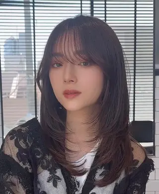 ミディアム カラー 🌫️大人韓国ヘア 🌫️naoyaのヘアスタイル