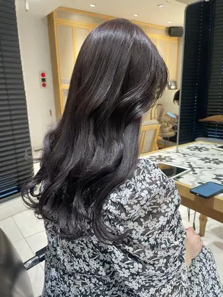 ロング カラー ラベンダー/レイヤー スタイル🤎mamiのヘアスタイル