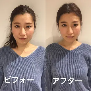 縮毛矯正クロスパーマ 益子達也のヘアスタイル
