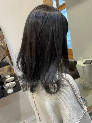 セミロング カラー 中目黒🌼 🌼ハナのヘアスタイル