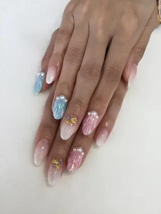 ネイル 💎🐰 saki. m 🐰💎のネイルデザイン