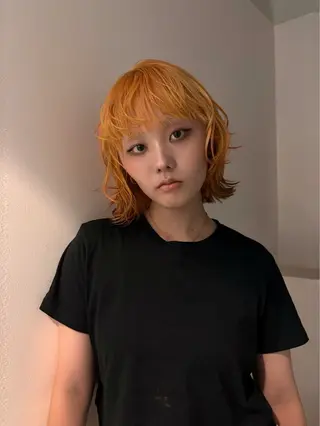 ミディアム 海外ボブ/ブリーチ 💟/MIU☆のヘアスタイル