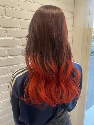 ロング カラー 🌟デザインカラー 🌟コノミ🌟のヘアスタイル