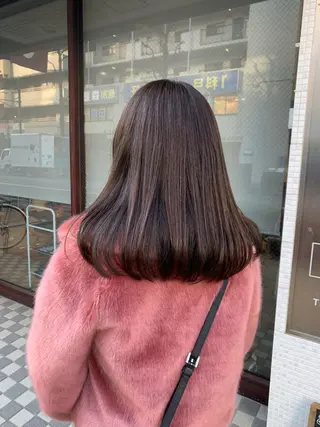 ロング カラー サプリームヘア 飯田みち瑠のヘアスタイル