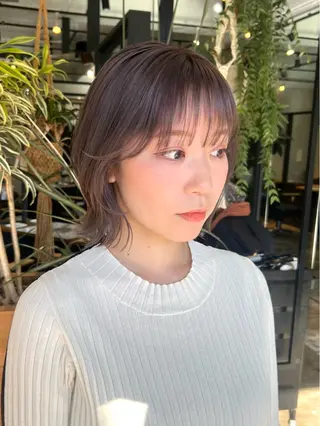 ミディアム カラー FERIA fam 小林勇太のヘアスタイル